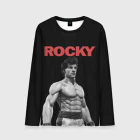 Мужской лонгслив 3D с принтом ROCKY , 100% полиэстер | длинные рукава, круглый вырез горловины, полуприлегающий силуэт | Тематика изображения на принте: creed | jordan | lundgren | mix fight | mixfight | stallone | ufc | бальбоа | бокс | джордан | крид | лундгрен | мышцы | ринг | роки | рокки | сильвестр | сталлоне | сталоне