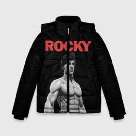 Зимняя куртка для мальчиков 3D с принтом ROCKY , ткань верха — 100% полиэстер; подклад — 100% полиэстер, утеплитель — 100% полиэстер | длина ниже бедра, удлиненная спинка, воротник стойка и отстегивающийся капюшон. Есть боковые карманы с листочкой на кнопках, утяжки по низу изделия и внутренний карман на молнии. 

Предусмотрены светоотражающий принт на спинке, радужный светоотражающий элемент на пуллере молнии и на резинке для утяжки | creed | jordan | lundgren | mix fight | mixfight | stallone | ufc | бальбоа | бокс | джордан | крид | лундгрен | мышцы | ринг | роки | рокки | сильвестр | сталлоне | сталоне