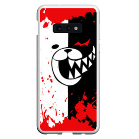 Чехол для Samsung S10E с принтом MONOKUMA Blood , Силикон | Область печати: задняя сторона чехла, без боковых панелей | ahegao | anime | bear | blood | danganronpa | derector | despair | girls | happy | havoc | manga | monokuma | panda | red | robot | trigger | ultra | аниме | ахегао | директор | кровь | манга | медведь | монокума | панда | робот