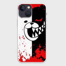 Чехол для iPhone 13 mini с принтом MONOKUMA Blood ,  |  | ahegao | anime | bear | blood | danganronpa | derector | despair | girls | happy | havoc | manga | monokuma | panda | red | robot | trigger | ultra | аниме | ахегао | директор | кровь | манга | медведь | монокума | панда | робот
