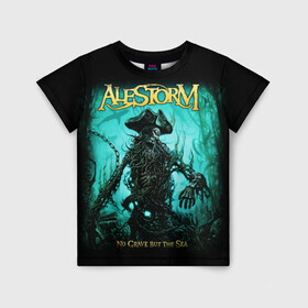 Детская футболка 3D с принтом Alestorm , 100% гипоаллергенный полиэфир | прямой крой, круглый вырез горловины, длина до линии бедер, чуть спущенное плечо, ткань немного тянется | alestorm | metal | группы | метал | музыка | пауэр метал | рок | фолк метал | хэви метал