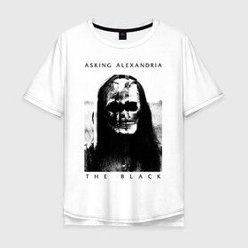 Мужская футболка хлопок Oversize с принтом Asking Alexandria , 100% хлопок | свободный крой, круглый ворот, “спинка” длиннее передней части | asking alexandria | аскинг александриа | группы | метал | музыка | рок | хэви метал | электроникор