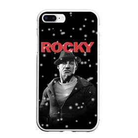 Чехол для iPhone 7Plus/8 Plus матовый с принтом Old Rocky , Силикон | Область печати: задняя сторона чехла, без боковых панелей | creed | jordan | lundgren | mix fight | mixfight | stallone | ufc | бальбоа | бокс | джордан | крид | лундгрен | мышцы | ринг | роки | рокки | сильвестр | сталлоне | сталоне