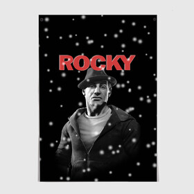 Постер с принтом Old Rocky , 100% бумага
 | бумага, плотность 150 мг. Матовая, но за счет высокого коэффициента гладкости имеет небольшой блеск и дает на свету блики, но в отличии от глянцевой бумаги не покрыта лаком | creed | jordan | lundgren | mix fight | mixfight | stallone | ufc | бальбоа | бокс | джордан | крид | лундгрен | мышцы | ринг | роки | рокки | сильвестр | сталлоне | сталоне