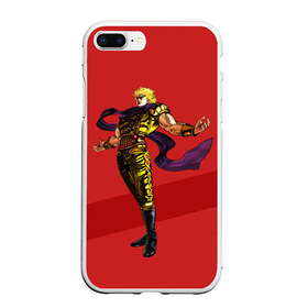 Чехол для iPhone 7Plus/8 Plus матовый с принтом JOJO Dio Brando , Силикон | Область печати: задняя сторона чехла, без боковых панелей | adventure | anime | bizzare | jo jo | jojo | logo | manga | аниме | араки | ахегао | джо | джо джо | джоджо | жижа | жожа | жожо | йойо | лого | манга | мульт | мультфильм | отаку | сериал | символ | хирохико | юри | яой