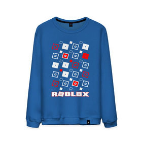 Мужской свитшот хлопок с принтом ROBLOX , 100% хлопок |  | Тематика изображения на принте: game | gamer | logo | roblox | игры | логотип | роблокс