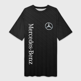 Платье-футболка 3D с принтом MERCEDES BENZ CARBON ,  |  | amg | auto | carbon | mercedes | mercedes benz | sport | авто | автомобиль | автомобильные | амг | бренд | карбон | марка | машины | мерседес | спорт