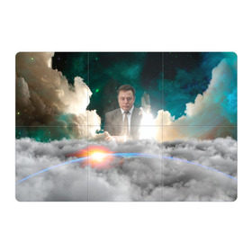 Магнитный плакат 3Х2 с принтом Elon Musk Thinker (Илон Маск) , Полимерный материал с магнитным слоем | 6 деталей размером 9*9 см | elon musk | space | space x | tesla | дым | илон маск | инопланетяне | космос | личность | мыслитель | облака | планета | ракета | спейс | тесла | философ | шаттл