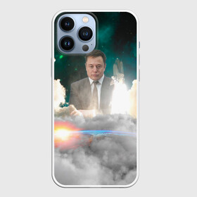 Чехол для iPhone 13 Pro Max с принтом Elon Musk Thinker (Илон Маск) ,  |  | Тематика изображения на принте: elon musk | space | space x | tesla | дым | илон маск | инопланетяне | космос | личность | мыслитель | облака | планета | ракета | спейс | тесла | философ | шаттл