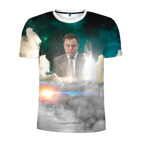 Мужская футболка 3D спортивная с принтом Elon Musk Thinker (Илон Маск) , 100% полиэстер с улучшенными характеристиками | приталенный силуэт, круглая горловина, широкие плечи, сужается к линии бедра | elon musk | space | space x | tesla | дым | илон маск | инопланетяне | космос | личность | мыслитель | облака | планета | ракета | спейс | тесла | философ | шаттл