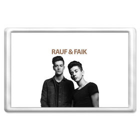 Магнит 45*70 с принтом Rauf & Faik , Пластик | Размер: 78*52 мм; Размер печати: 70*45 | bts | faik | rauf | детство | дуэт | музыка первого | попса | рауф | фаик | фанат