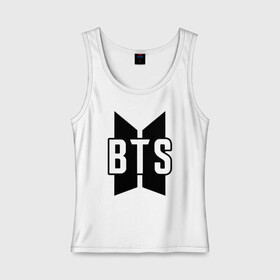 Женская майка хлопок с принтом BTS , 95% хлопок, 5% эластан |  | bangtan boys | bt21 | bts | bts army | bts stickers | j hope | jimin | jin | jungkook | k pop | rap monster | rapmon | suga | v | бтс | корея | стикеры bts