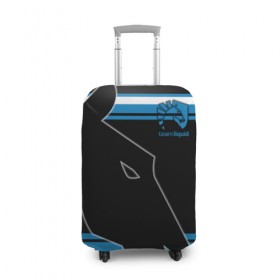 Чехол для чемодана 3D с принтом Team Liquid , 86% полиэфир, 14% спандекс | двустороннее нанесение принта, прорези для ручек и колес | dota | liquid | team | the international | дота | игры | кибер | ликвид | спорт | тим