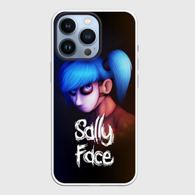 Чехол для iPhone 13 Pro с принтом SALLY FACE ,  |  | blue | face | fisher | game | games | gizmo | hair | larry | mask | sally | волосы | гизмо | голубые | игра | игры | ларри | маска | протез | сали | салли | синие | синий | триллер | ужасы | фейс | фишер | фэйс | хоррор