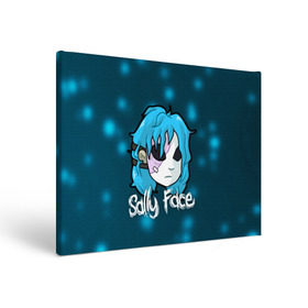 Холст прямоугольный с принтом Sally Face , 100% ПВХ |  | blue | face | fisher | game | games | gizmo | hair | larry | mask | sally | волосы | гизмо | голубые | игра | игры | ларри | маска | протез | сали | салли | синие | синий | триллер | ужасы | фейс | фишер | фэйс | хоррор