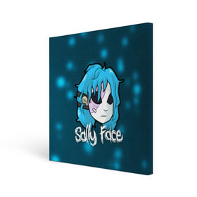 Холст квадратный с принтом Sally Face , 100% ПВХ |  | blue | face | fisher | game | games | gizmo | hair | larry | mask | sally | волосы | гизмо | голубые | игра | игры | ларри | маска | протез | сали | салли | синие | синий | триллер | ужасы | фейс | фишер | фэйс | хоррор