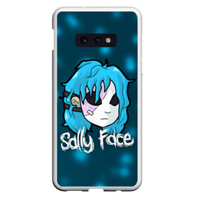 Чехол для Samsung S10E с принтом Sally Face , Силикон | Область печати: задняя сторона чехла, без боковых панелей | blue | face | fisher | game | games | gizmo | hair | larry | mask | sally | волосы | гизмо | голубые | игра | игры | ларри | маска | протез | сали | салли | синие | синий | триллер | ужасы | фейс | фишер | фэйс | хоррор