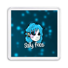 Магнит 55*55 с принтом Sally Face , Пластик | Размер: 65*65 мм; Размер печати: 55*55 мм | blue | face | fisher | game | games | gizmo | hair | larry | mask | sally | волосы | гизмо | голубые | игра | игры | ларри | маска | протез | сали | салли | синие | синий | триллер | ужасы | фейс | фишер | фэйс | хоррор