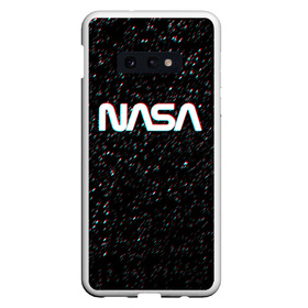 Чехол для Samsung S10E с принтом NASA GLITCH SPACE , Силикон | Область печати: задняя сторона чехла, без боковых панелей | galaxy | nasa | space | space company | star | астрономия | галактика | звезды | космическая компания | космос | наса