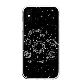 Чехол для iPhone XS Max матовый с принтом Космос нарисованный , Силикон | Область печати: задняя сторона чехла, без боковых панелей | nasa | астрономия | вселенная | галактика | звёзды | земля | комета | марс | метеорит | небо | планета | планеты | рисунок | сатурн | солнце | спутник | юпитер