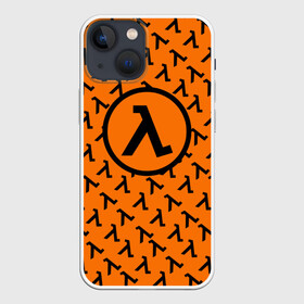 Чехол для iPhone 13 mini с принтом HALF LIFE ,  |  | aperture laboratorie | black mesa | gordon freeman | half life | half life 3 | logo | valve | вэлв | гордон фриман | игра | лого | монтировка | фантастика | халф лайф