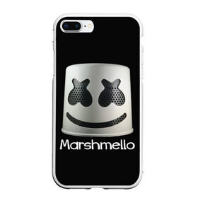 Чехол для iPhone 7Plus/8 Plus матовый с принтом Marshmello , Силикон | Область печати: задняя сторона чехла, без боковых панелей | marshmello | диджей | клуб | клубная музыка | маршмеллоу | маршмэлло | маршмэллоу | музыка | электронная