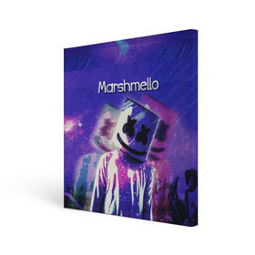 Холст квадратный с принтом Marshmello , 100% ПВХ |  | marshmello | диджей | клуб | клубная музыка | маршмеллоу | маршмэлло | маршмэллоу | музыка | электронная