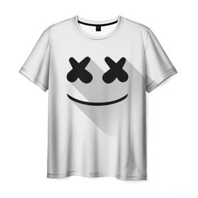 Мужская футболка 3D с принтом Marshmello , 100% полиэфир | прямой крой, круглый вырез горловины, длина до линии бедер | Тематика изображения на принте: marshmello | диджей | клуб | клубная музыка | маршмеллоу | маршмэлло | маршмэллоу | музыка | электронная