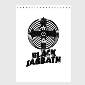 Скетчбук с принтом Black Sabbath , 100% бумага
 | 48 листов, плотность листов — 100 г/м2, плотность картонной обложки — 250 г/м2. Листы скреплены сверху удобной пружинной спиралью | black sabbath | hard rock | heavy metal | блэк сабат | группы | метал | музыка | оззи осборн | рок | хард рок | хэви метал