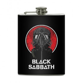 Фляга с принтом Black Sabbath , металлический корпус | емкость 0,22 л, размер 125 х 94 мм. Виниловая наклейка запечатывается полностью | black sabbath | hard rock | heavy metal | блэк сабат | группы | метал | музыка | оззи осборн | рок | хард рок | хэви метал