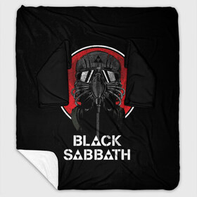 Плед с рукавами с принтом Black Sabbath , 100% полиэстер | Закругленные углы, все края обработаны. Ткань не мнется и не растягивается. Размер 170*145 | black sabbath | hard rock | heavy metal | блэк сабат | группы | метал | музыка | оззи осборн | рок | хард рок | хэви метал