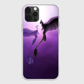 Чехол для iPhone 12 Pro Max с принтом как приручить дракона , Силикон |  | Тематика изображения на принте: light fury | night fury | беззубик | дракон | как приручить дракона | ночная фурия