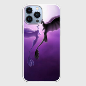 Чехол для iPhone 13 Pro Max с принтом как приручить дракона ,  |  | light fury | night fury | беззубик | дракон | как приручить дракона | ночная фурия