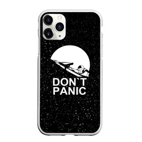 Чехол для iPhone 11 Pro матовый с принтом DON`T PANIC , Силикон |  | Тематика изображения на принте: don t panic | elon mask | galaxy | nasa | space x | stars | галактика | звезды | знаменитости | илон маск | космос | не паникуйте