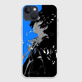 Чехол для iPhone 13 с принтом Makoto Yuki   Persona 5 ,  |  | Тематика изображения на принте: anime | game | makoto yuki | persona 5 | yuki | аниме | игра персонаж | мужчина | человек