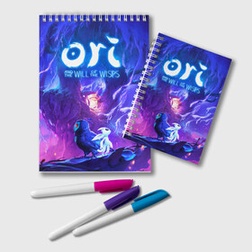 Блокнот с принтом Ori - And The Will Of The Wisp , 100% бумага | 48 листов, плотность листов — 60 г/м2, плотность картонной обложки — 250 г/м2. Листы скреплены удобной пружинной спиралью. Цвет линий — светло-серый
 | game | indie | ori | игра | инди | квест | платформер