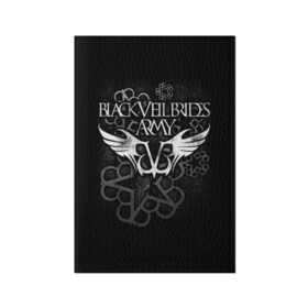 Обложка для паспорта матовая кожа с принтом Black Veil Brides , натуральная матовая кожа | размер 19,3 х 13,7 см; прозрачные пластиковые крепления | Тематика изображения на принте: black veil brides | heavy matal | metal | post hardcore | группы | метал | музыка | рок | хэви метал | эмо
