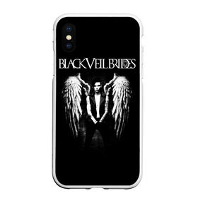 Чехол для iPhone XS Max матовый с принтом Black Veil Brides , Силикон | Область печати: задняя сторона чехла, без боковых панелей | Тематика изображения на принте: black veil brides | heavy matal | metal | post hardcore | группы | метал | музыка | рок | хэви метал | эмо