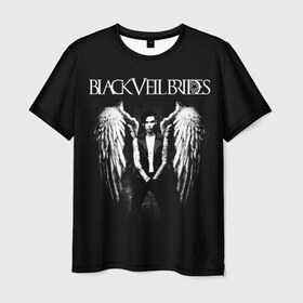 Мужская футболка 3D с принтом Black Veil Brides , 100% полиэфир | прямой крой, круглый вырез горловины, длина до линии бедер | black veil brides | heavy matal | metal | post hardcore | группы | метал | музыка | рок | хэви метал | эмо