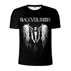 Мужская футболка 3D спортивная с принтом Black Veil Brides , 100% полиэстер с улучшенными характеристиками | приталенный силуэт, круглая горловина, широкие плечи, сужается к линии бедра | black veil brides | heavy matal | metal | post hardcore | группы | метал | музыка | рок | хэви метал | эмо
