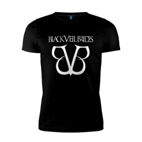 Мужская футболка премиум с принтом Black Veil Brides , 92% хлопок, 8% лайкра | приталенный силуэт, круглый вырез ворота, длина до линии бедра, короткий рукав | black veil brides | heavy matal | metal | post hardcore | группы | метал | музыка | рок | хэви метал | эмо