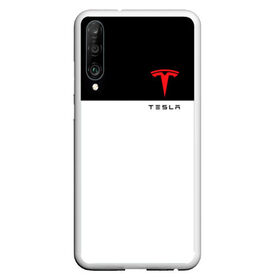 Чехол для Honor P30 с принтом TESLA , Силикон | Область печати: задняя сторона чехла, без боковых панелей | car | elon | motors | musk | tesla | авто | автомобиль | илон | кар | лого | маск | машина | моторс | тесла | тэсла