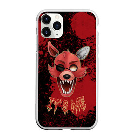 Чехол для iPhone 11 Pro матовый с принтом Foxy , Силикон |  | five nights at freddys | foxy | аниматроники | игра | компьютерная игра | робот | фокси | фредди | чика