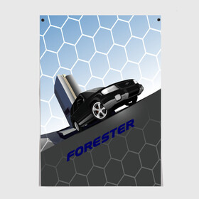 Постер с принтом Subaru Forester SF5 , 100% бумага
 | бумага, плотность 150 мг. Матовая, но за счет высокого коэффициента гладкости имеет небольшой блеск и дает на свету блики, но в отличии от глянцевой бумаги не покрыта лаком | auto | forester | jdm | sf5 | subaru | subaru forester | субару | форестер