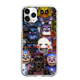 Чехол для iPhone 11 Pro матовый с принтом Five Nights At Freddys , Силикон |  | five nights at freddys | foxy | аниматроники | игра | компьютерная игра | робот | фокси | фредди | чика