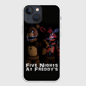 Чехол для iPhone 13 mini с принтом Five Nights At Freddys ,  |  | five nights at freddys | foxy | аниматроники | игра | компьютерная игра | робот | фокси | фредди | чика