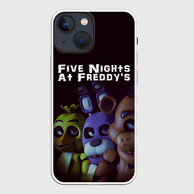 Чехол для iPhone 13 mini с принтом Five Nights At Freddys ,  |  | five nights at freddys | foxy | аниматроники | игра | компьютерная игра | робот | фокси | фредди | чика