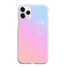 Чехол для iPhone 11 Pro Max матовый с принтом BTS LOVE YOURSELF , Силикон |  | bangtan boys | bt21 | bts | bts army | bts stickers | j hope | jimin | jin | jungkook | k pop | rap monster | rapmon | suga | v | бтс | корея | стикеры bts