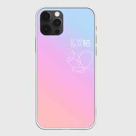 Чехол для iPhone 12 Pro Max с принтом BTS LOVE YOURSELF , Силикон |  | Тематика изображения на принте: bangtan boys | bt21 | bts | bts army | bts stickers | j hope | jimin | jin | jungkook | k pop | rap monster | rapmon | suga | v | бтс | корея | стикеры bts