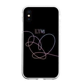 Чехол для iPhone XS Max матовый с принтом BTS LOVE YOURSELF , Силикон | Область печати: задняя сторона чехла, без боковых панелей | bangtan boys | bt21 | bts | bts army | bts stickers | j hope | jimin | jin | jungkook | k pop | rap monster | rapmon | suga | v | бтс | корея | стикеры bts